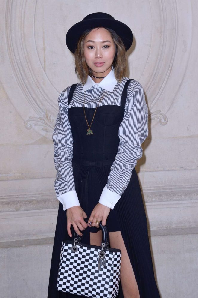 Aimee Song - Arriving at Dior Fashion Show 2018 in Paris