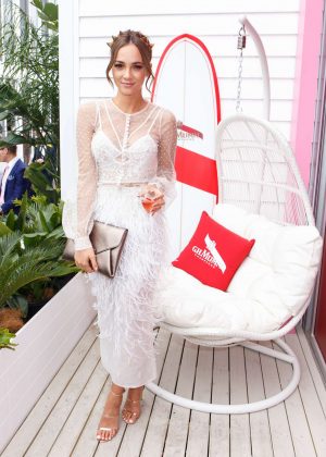 Aisha Jade - Mumm Marquee on Melbourne Cup Day in Melbourne