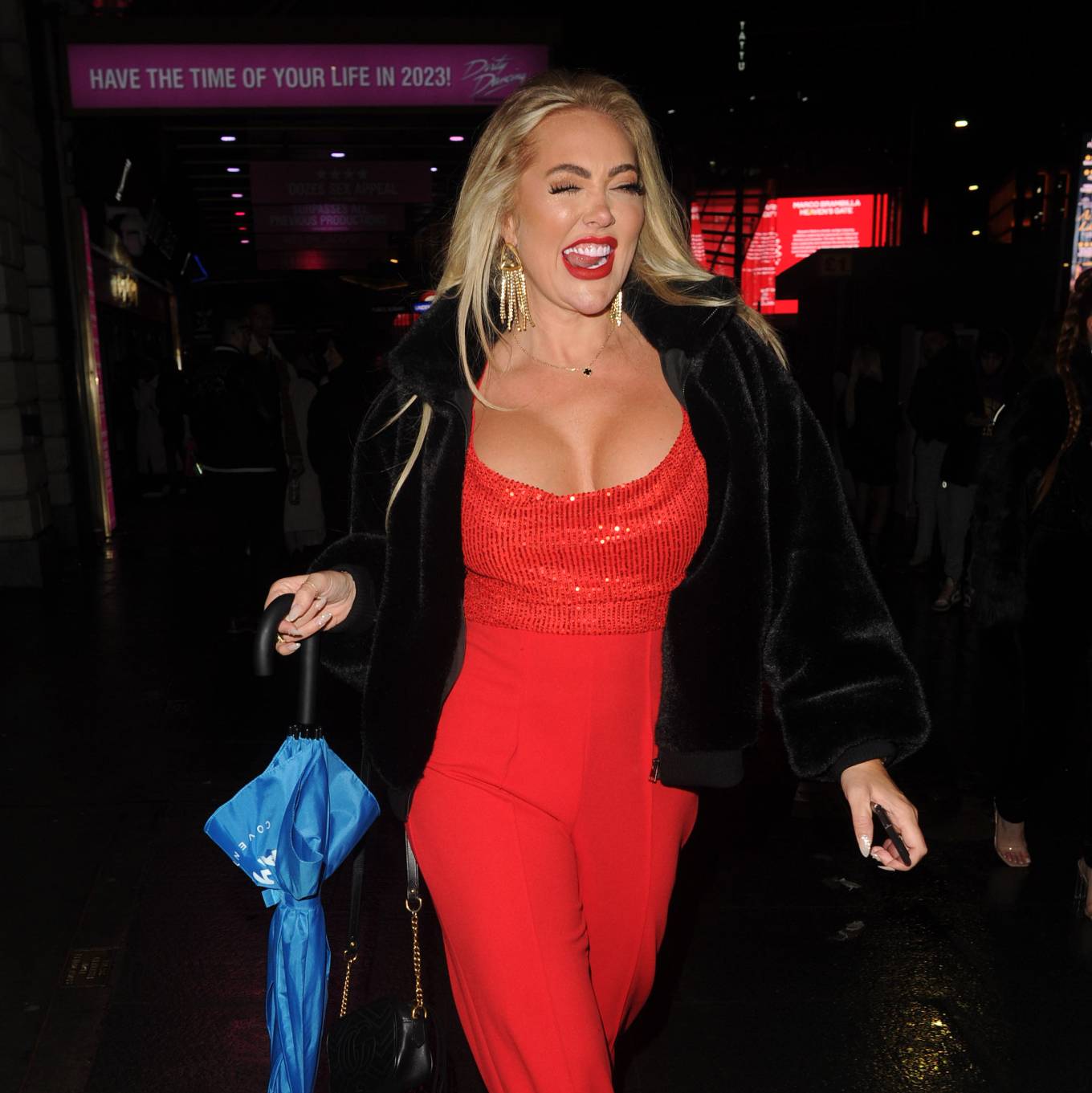 Aisleyne Horgan-Wallace - Departing Dirty Dancing Press night at The Dominion Theatre in London