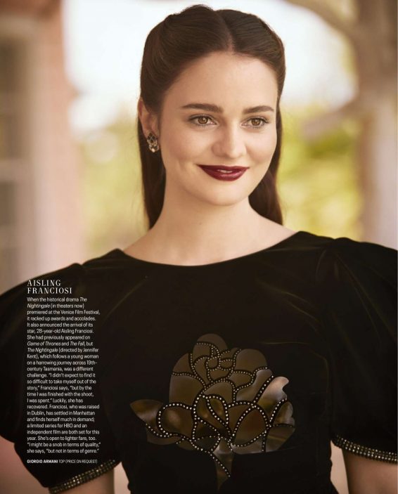 Aisling Franciosi - Town & Country Magazine (September 2019)