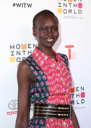 Alek Wek - Women in the World's 7th Annual Summit Opening Night in NY