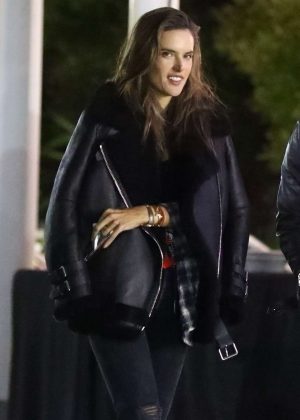 Alessandra Ambrosio at the Chris Cornell Tribute Concert in Los Angeles