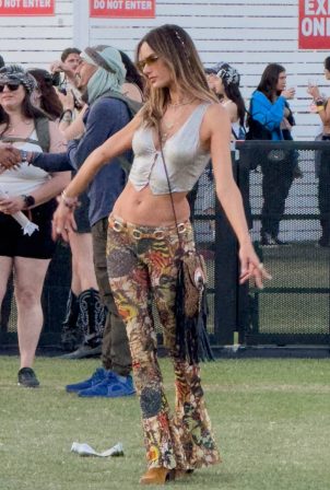 Alessandra Ambrosio - Attending weekend 1 of the Coachella Music Festival in Indio