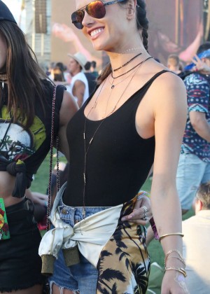 Alessandra Ambrosio - Coachella 2016 in Indio day 2