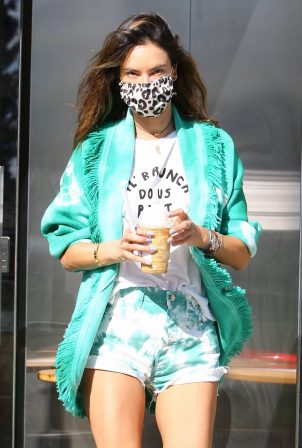 Alessandra Ambrosio - Get some coffee in Brentwood