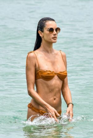 Alessandra Ambrosio - In a bikini enjoying her vacation in Brazil