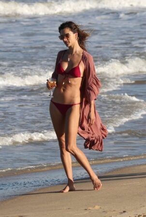 Alessandra Ambrosio - In a bikini with Richard Lee on the beaches of Brazil in Trancoso