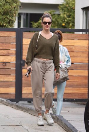 Alessandra Ambrosio - Leaving a workout session in West Hollywood