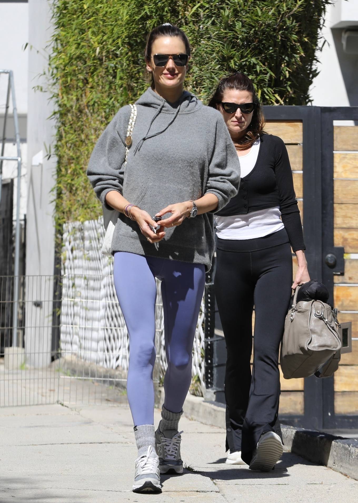 Alessandra Ambrosio - Leaving the gym in Los Angeles