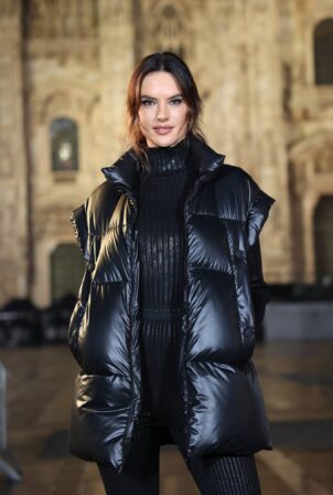 Alessandra Ambrosio - Moncler Fashion Show during the Milan Fashion Week 2022