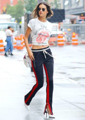 Alessandra Ambrosio out and about in New Yor City