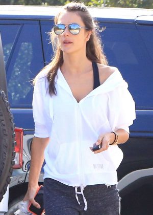 Alessandra Ambrosio - Out for a hike in the Hollywood Hills