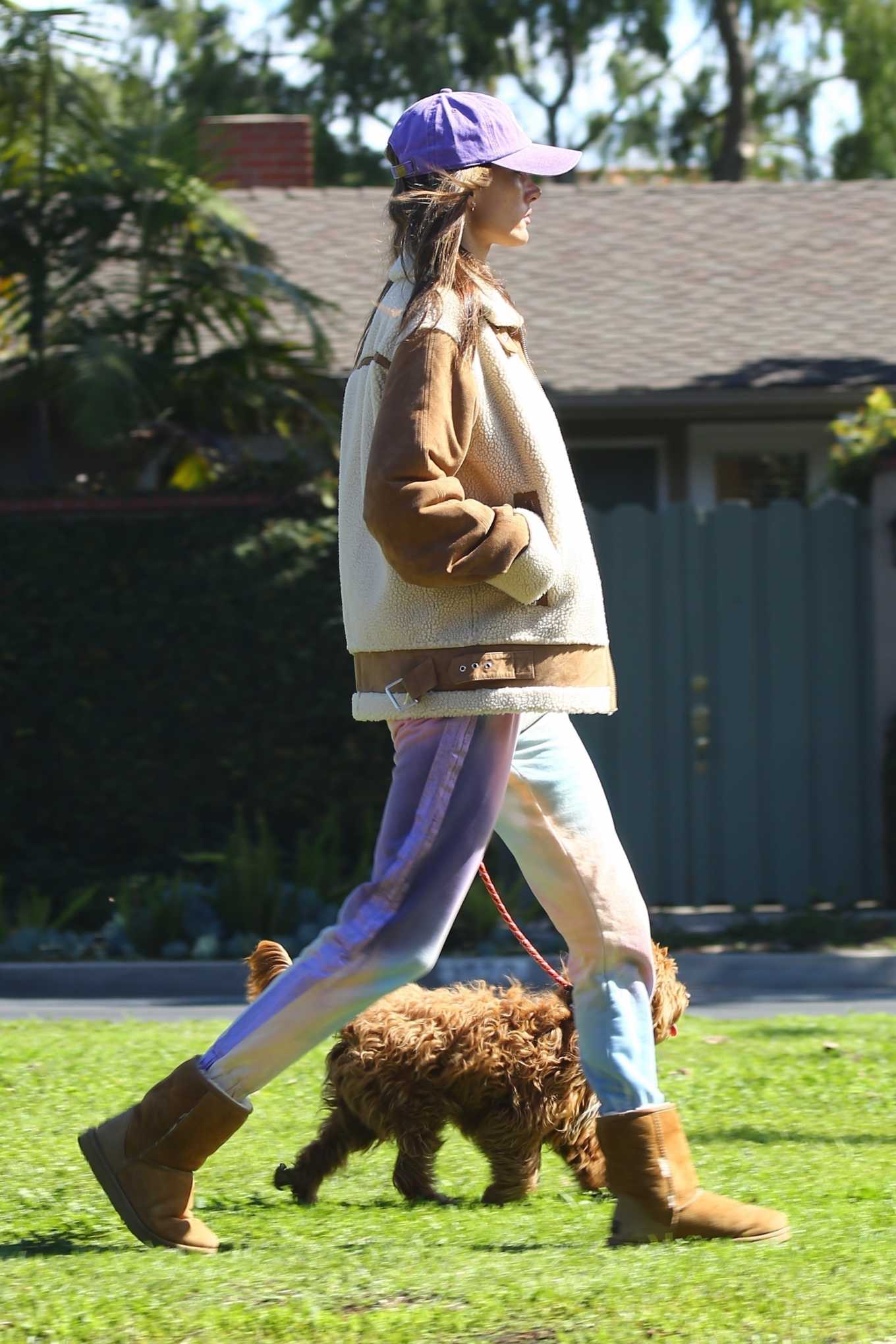 Alessandra Ambrosio â€“ Out with her dogs in Santa Monica