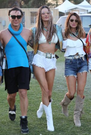 Alessandra Ambrosio - Pictured at day one of the Coachella Festival in Indio