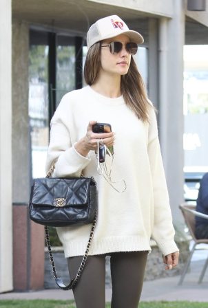 Alessandra Ambrosio - Seen after a rejuvenating skin care session in Los Angeles