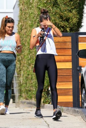 Alessandra Ambrosio - Seen after a yoga class in West Hollywood