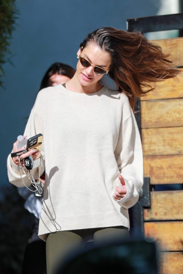 Alessandra Ambrosio - Seen after lunch at Cecconi's in West Hollywood