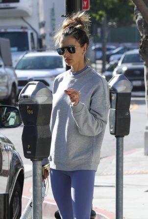 Alessandra Ambrosio - Seen after yoga session in Pacific Palisades