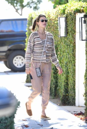 Alessandra Ambrosio - Shopping candids at Brentwood Country Mart