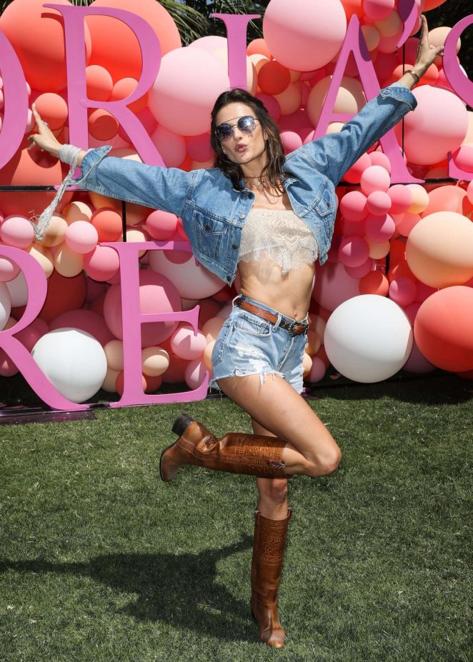 Alessandra Ambrosio - Victoria's Secret's 'Angel Oasis' as 2017 Coachella in Indio