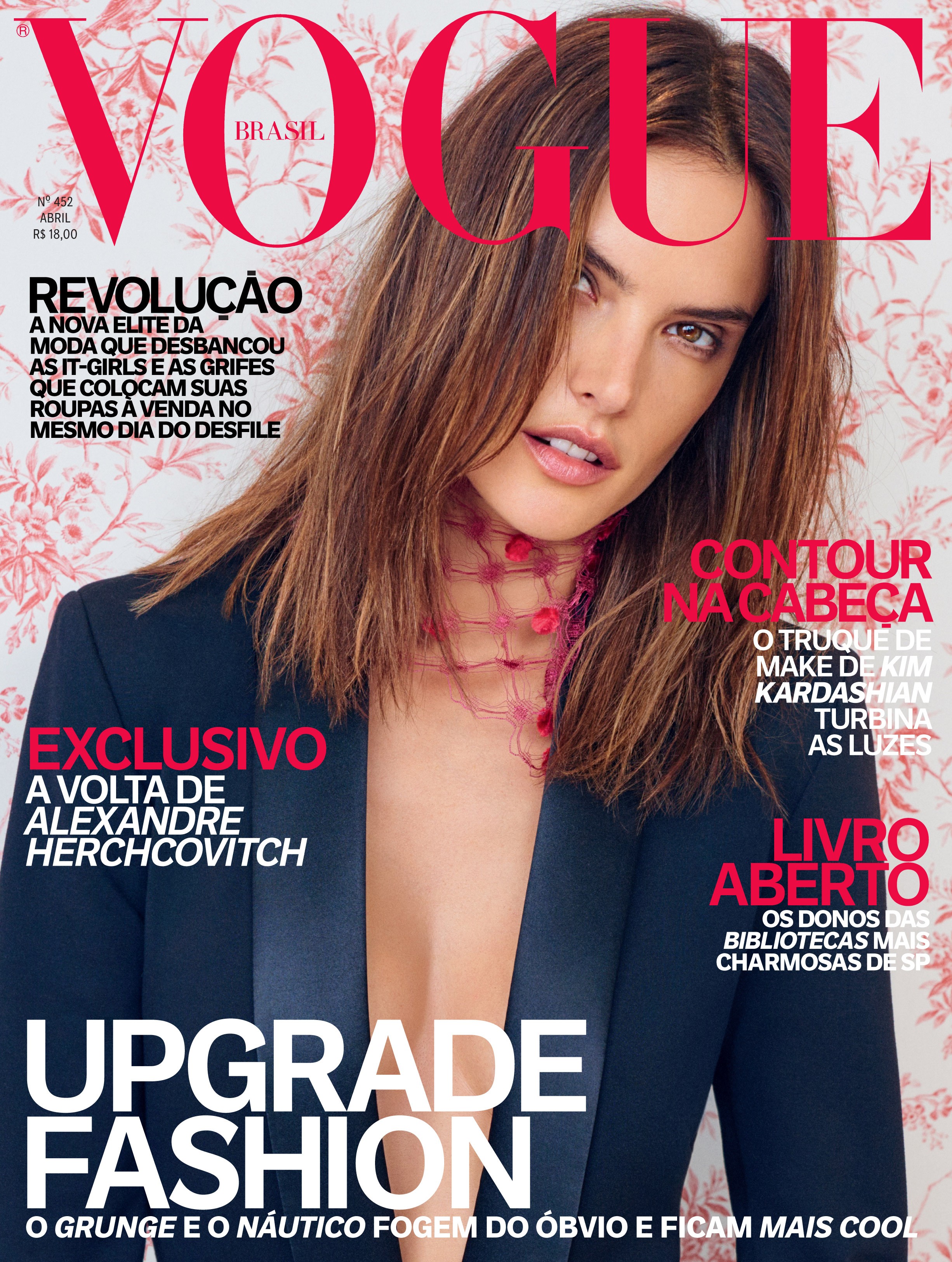 Alessandra Ambrosio - Vogue Brazil Magazine (April 2016) adds. 