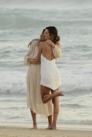 Alessandra Ambrosio - With boyfriend Richard Lee hit the seaside in Rio de Janeiro