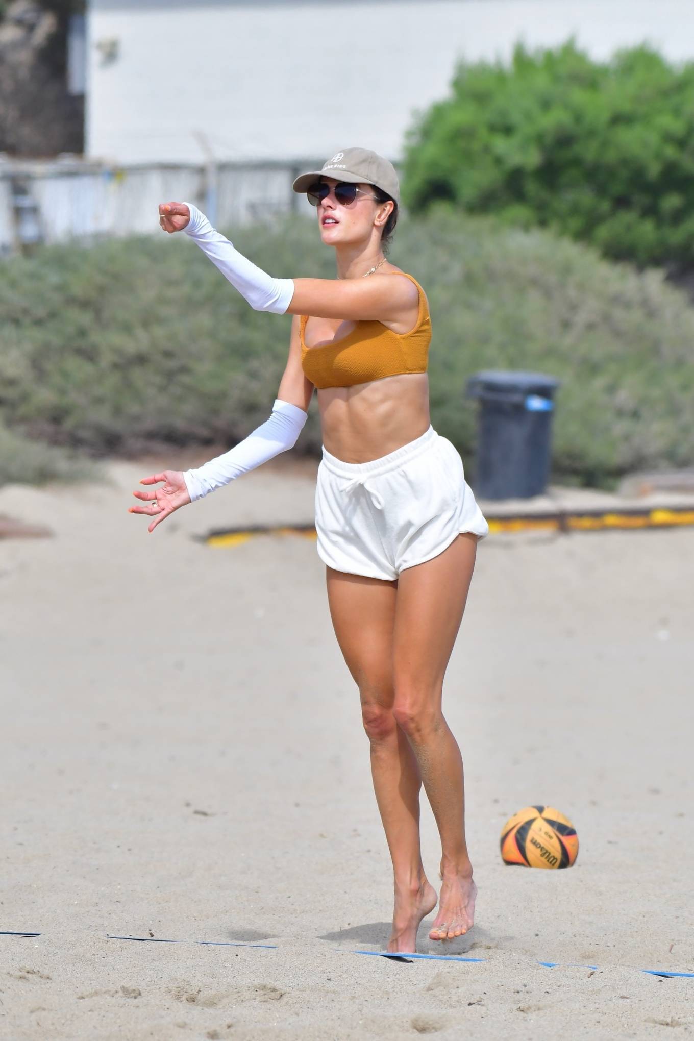 Alessandra Ambrosio 2022 : Alessandra Ambrosio – With her boyfriend Richard Lee playing beach volleyball-23