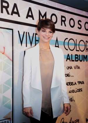 Alessandra Amoroso - Presents his new album 'Vivere a colori' in Milan