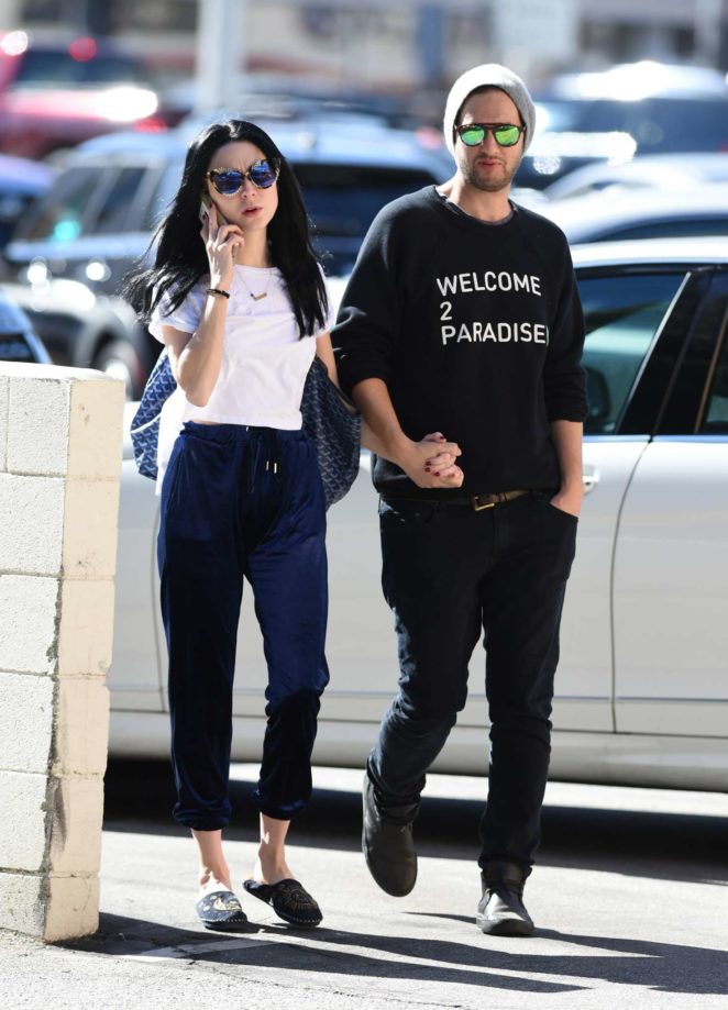 Alessandra Torresani and Sturgis Adams out for lunch in Los Angeles