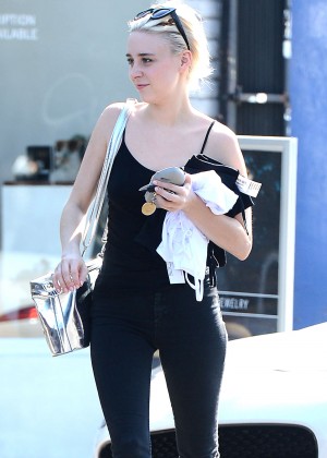 Alessandra Torresani in Tight Jeans Out in LA