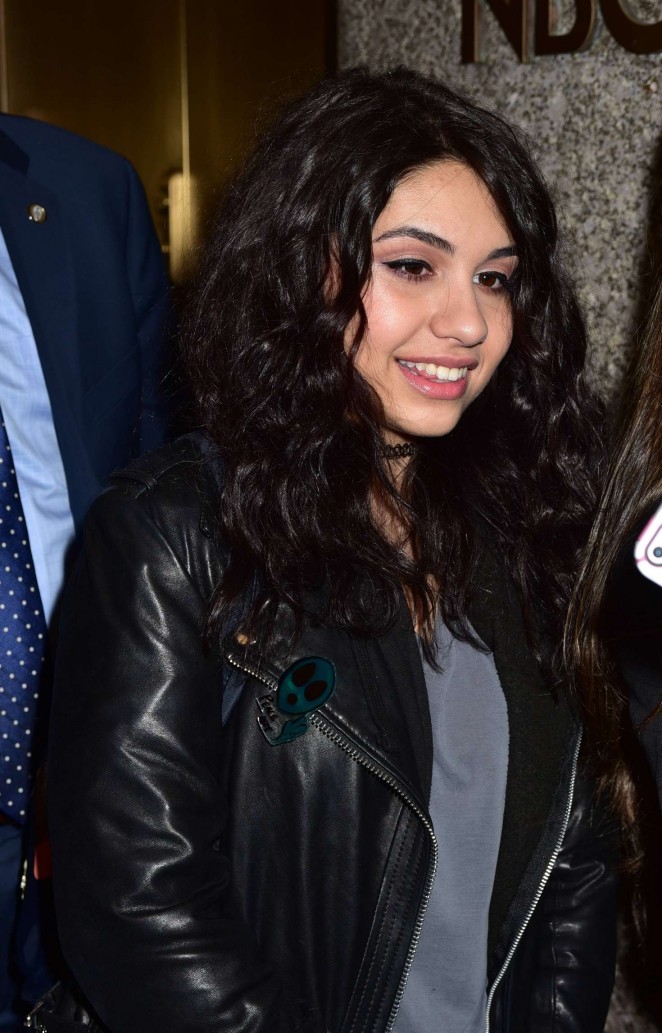 Alessia Cara - Leaving 'The Tonight Show Starring Jimmy Fallon' in NYC