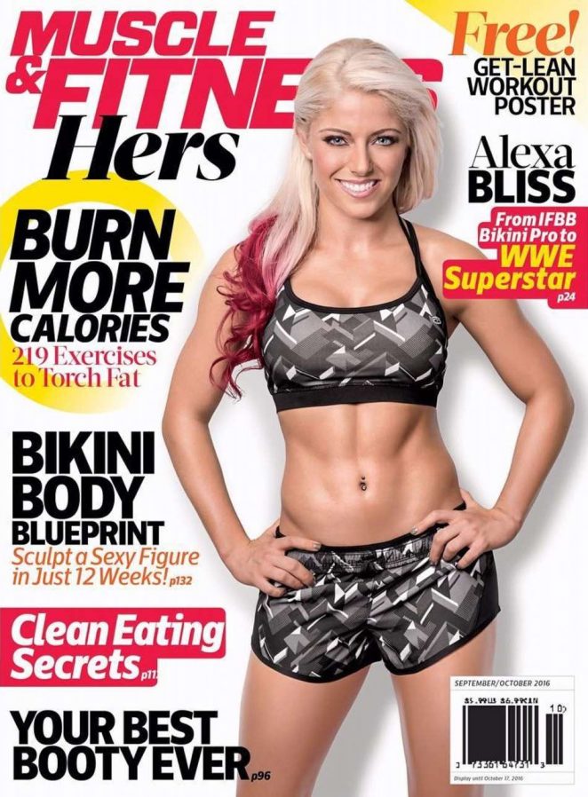 Alexa Bliss - Muscle and Fitness Hers Cover (September/October 2016)