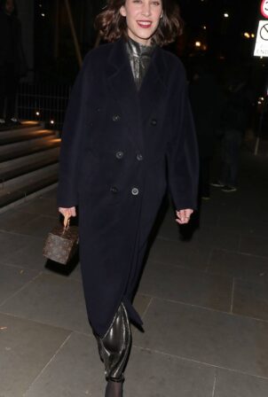 Alexa Chung - Arriving at the Perfect Magazine LFW Party in London