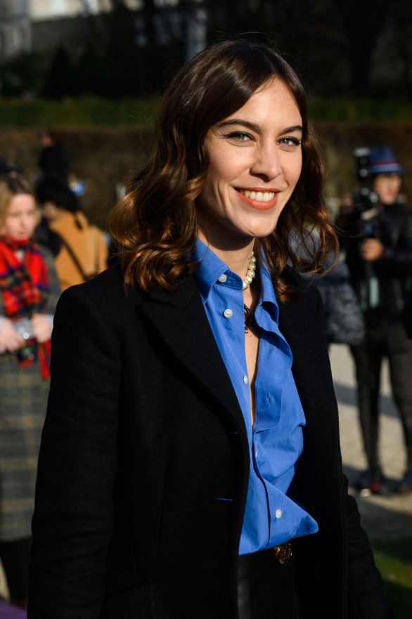 Alexa Chung - Attends the Dior Haute Couture SS 2020 Show in Paris