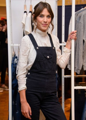 Alexa Chung - Launches her AG Jeans Collaboration in London