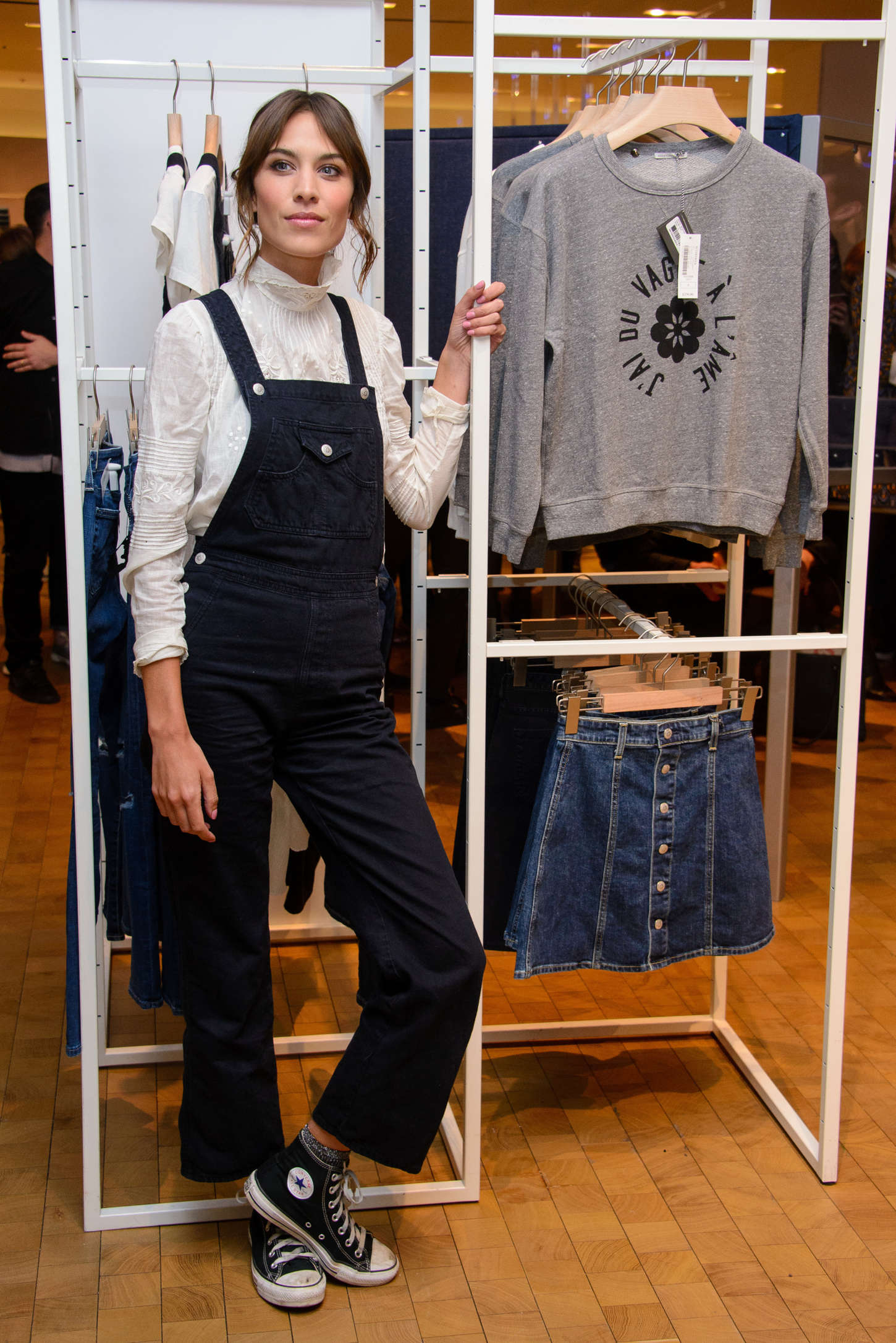 Alexa Chung launched her denim collection last night and 
