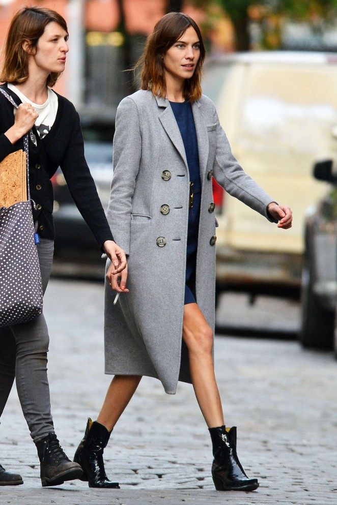 Alexa Chung - Out and about in NYC