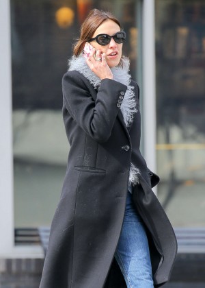 Alexa Chung out in NYC
