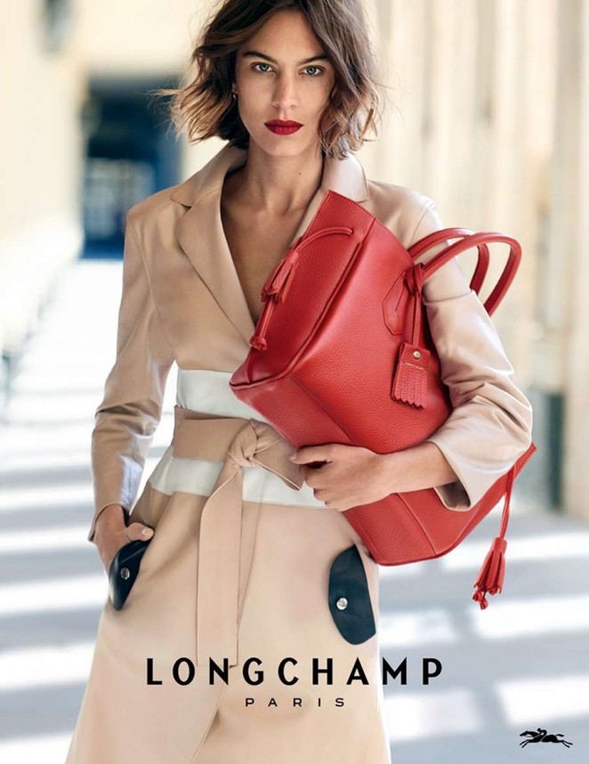 Alexa Chung - Peter Lindbergh for Longchamp Spring/Summer 2016
