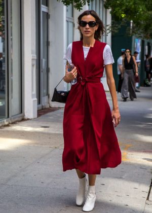 Alexa Chung – Proenza Fashion Show at 2016 NYFW in NYC – GotCeleb