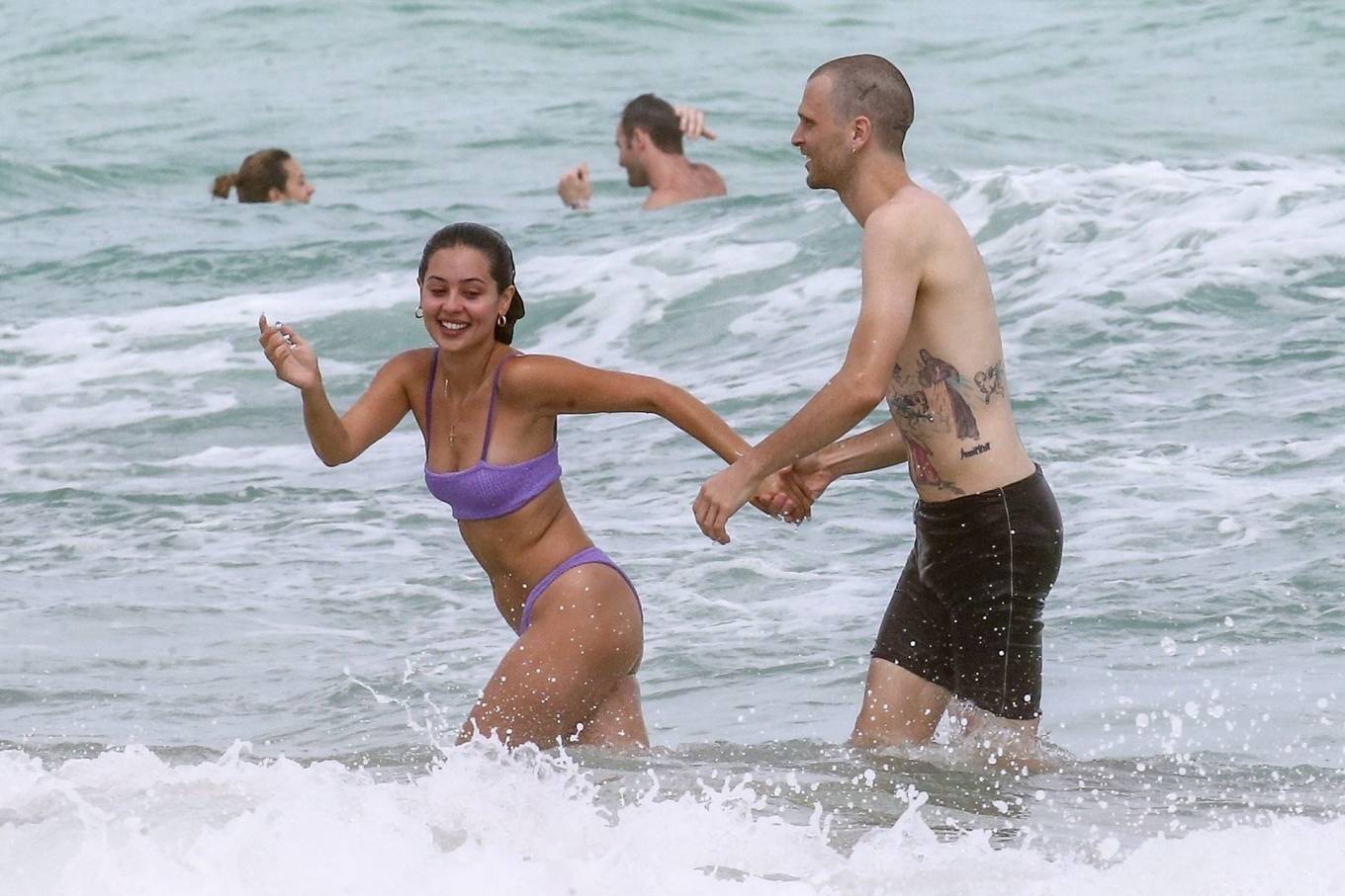 Alexa Demie - In bikini on the beach in Miami. 