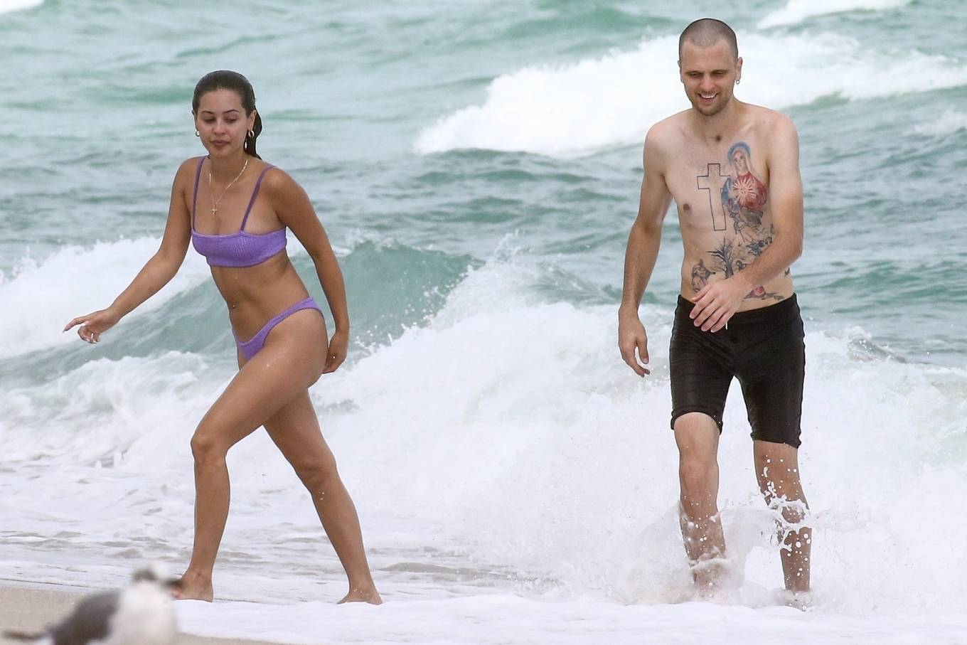 Alexa Demie - In bikini on the beach in Miami-25 GotCeleb. 