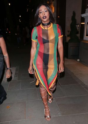 Alexandra Burke at Halloween Party in London