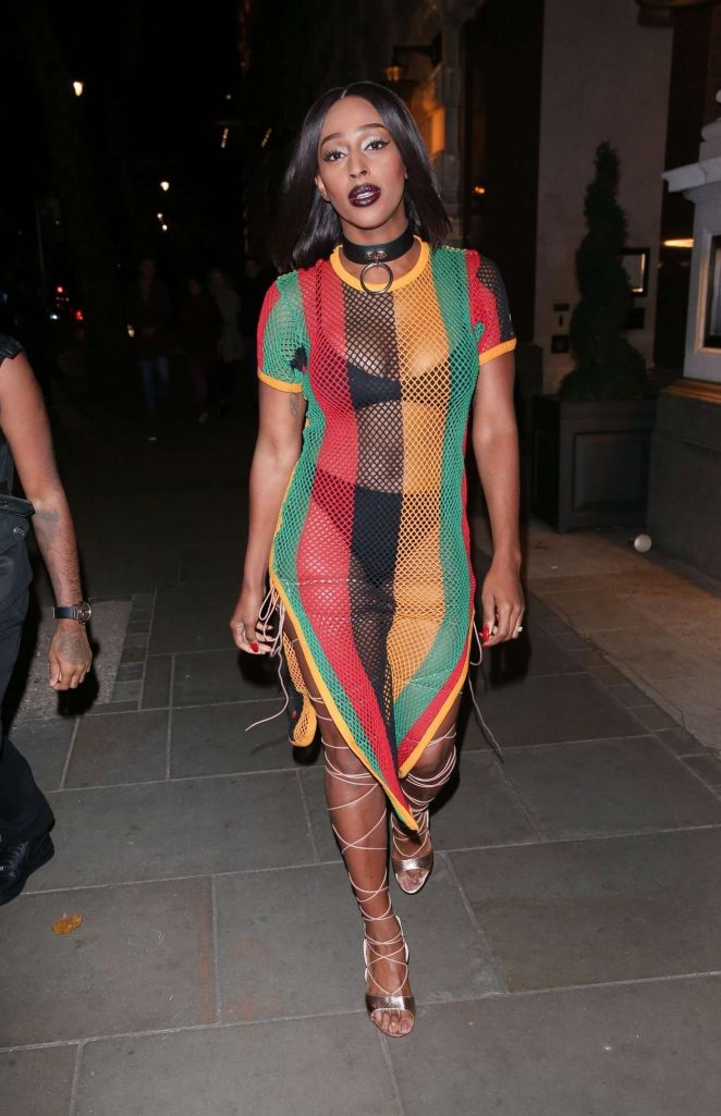 Alexandra Burke at Halloween Party in London