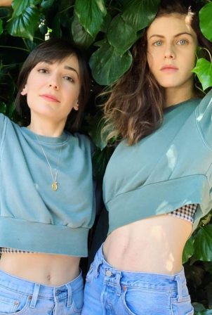 Alexandra Daddario and Kate Easton - Matching Outfits