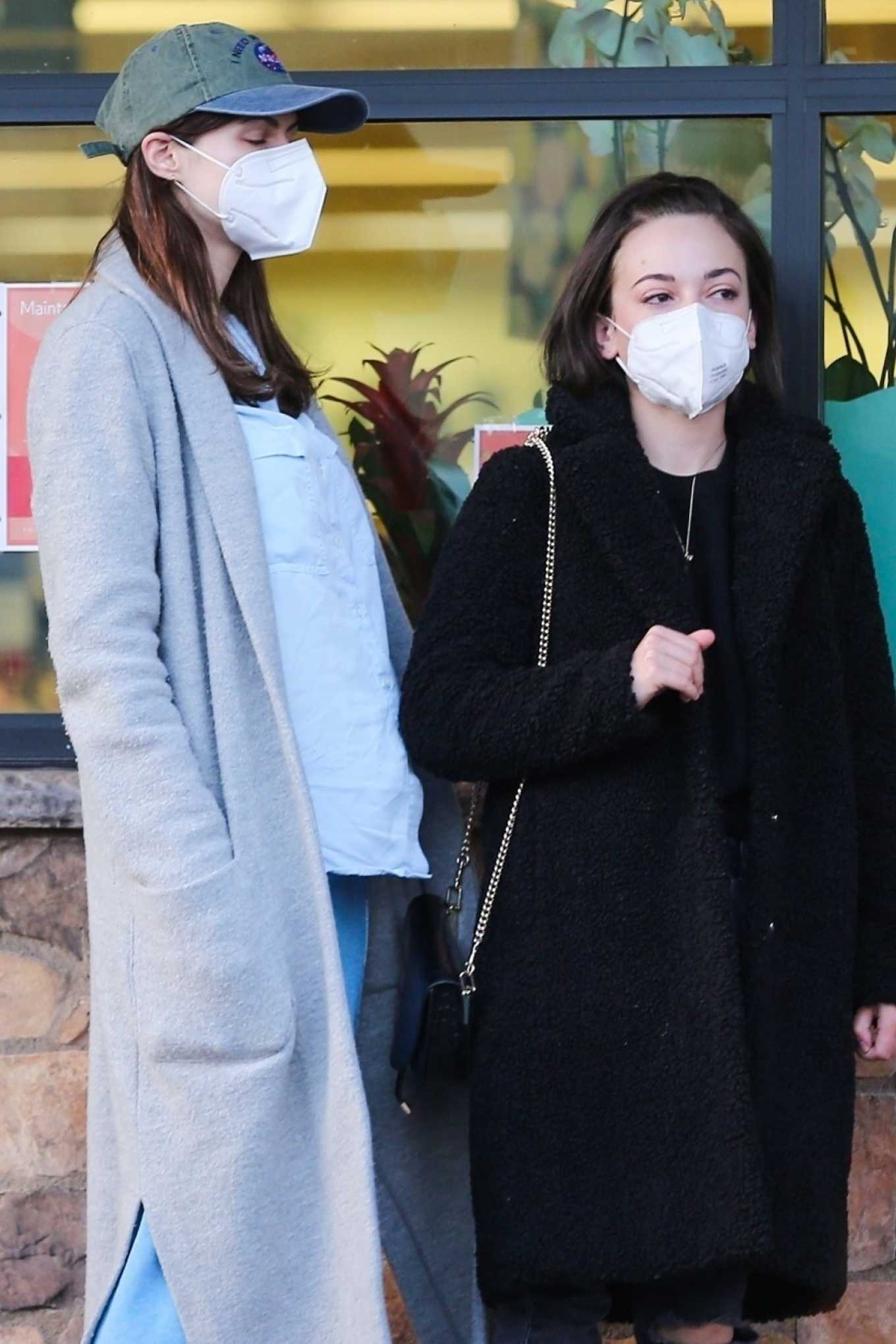 Alexandra Daddario â€“ Dons a face mask while shopping in Los Angeles