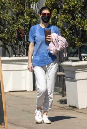 Alexandra Daddario - Seen after gym workout in Los Angeles