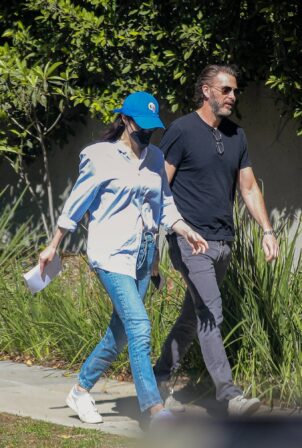 Alexandra Daddario - With fiance Andrew Form out in Beverly Hills