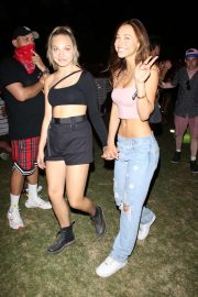 Alexis Ren and Maddie Ziegler at 2019 Coachella in Indio