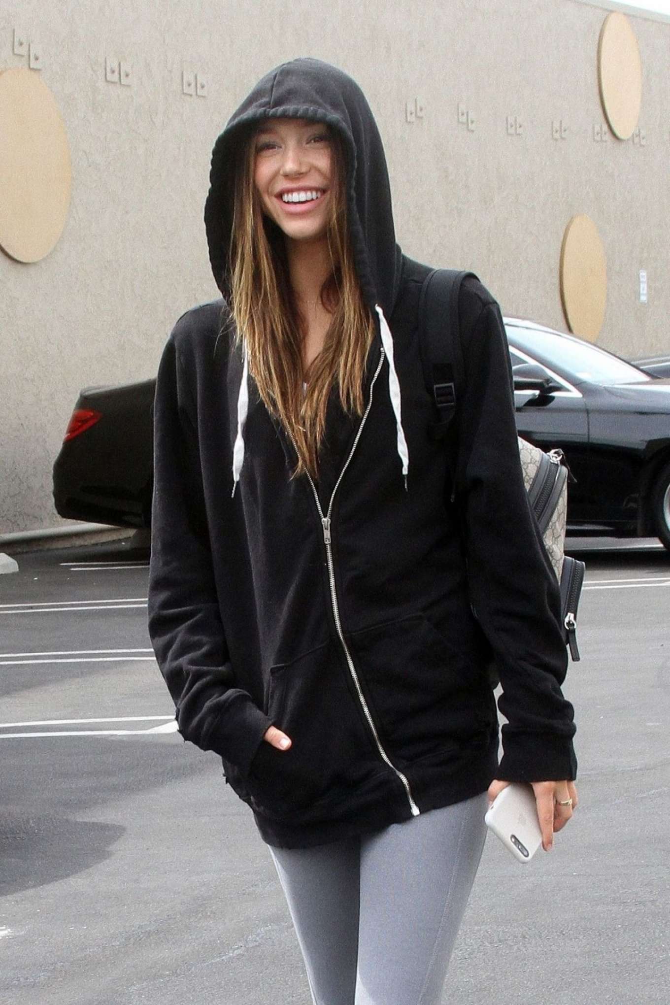 Alexis Ren Arrives At Dancing With The Stars Rehearsal Studio In La